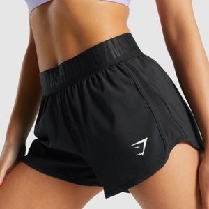 Gymshark Black Loose Fit Training/Running Shorts - Medium